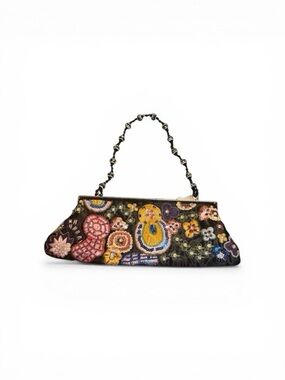 Vintage Embroidered Floral Women Clutch/Satchel